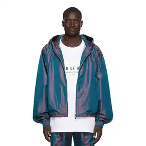 OEM High Quality Waterproof And Windproof Streetwear Windbreaker Jackets For Men Light Weight Change Color Fashion Bomber Jacket