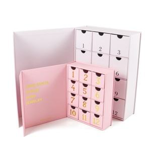 Calendario de Adviento de Navidad Crown Win de 12 Días con Caja de Regalo Vacía para Niños, Sorpresas, Comida para Perros, Cosméticos, Maquillaje y Cajas de Papel - Product Image 2