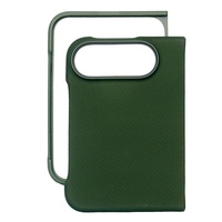 Étui de protection intégrale pour téléphone portable en cuir anti-traces de doigts et résistant aux chutes pour iPhone 18 Duo 18 Pro Max