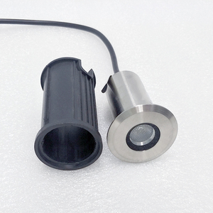 Mini spots LED extérieurs étanches IP68 en <span class=keywords><strong>acier</strong></span> inoxydable pour jardin, escaliers, marches, blanc chaud, encastrés, enterrés, pour terrasse - Product Image 6