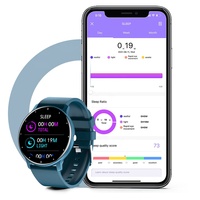 Reloj Inteligente ZL02 con Llamadas Bluetooth, Android, IP67 Resistente al Agua, Deportivo, Pantalla IPS de 1.32 Pulgadas, 4 Días de Batería, Carga Inalámbrica, Monitor de Sueño