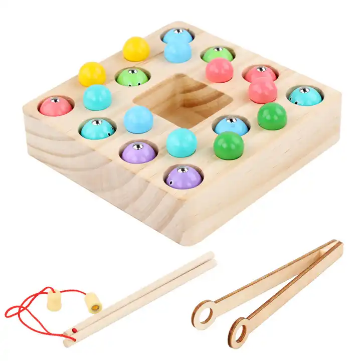 Montessori Toys for Toddlers Wooden Magnet