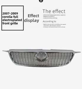 Rejilla Delantera Modificada para Toyota Corolla 9na Generación 2003 2004 2005 2006 2007 2008 2009, Rejilla Central Deportiva de Entrada de <span class=keywords><strong>Aire</strong></span> en Negro Brillante - Product Image 4