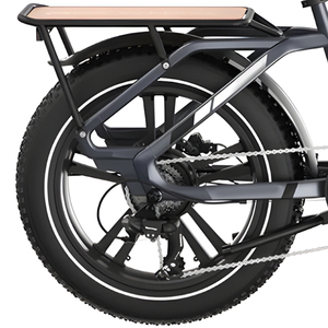 Promotion limitée vélo cargo électrique 750W 20 pouces gros pneu cadre en aluminium vélo cargo familial à vendre - Product Image 6