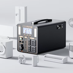 Nouvelle station d'alimentation solaire portable d'extérieur avec lampe torche, démarreur <span class=keywords><strong>de</strong></span> voiture compatible, onde sinusoïdale pure pour téléphone portable - Product Image 3