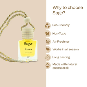 Désodorisant de voiture infusé au cigare, désodorisant de véhicule de qualité supérieure, longue durée, parfum inspiré du tabac riche, pour l'intérieur de la voiture - Product Image 2