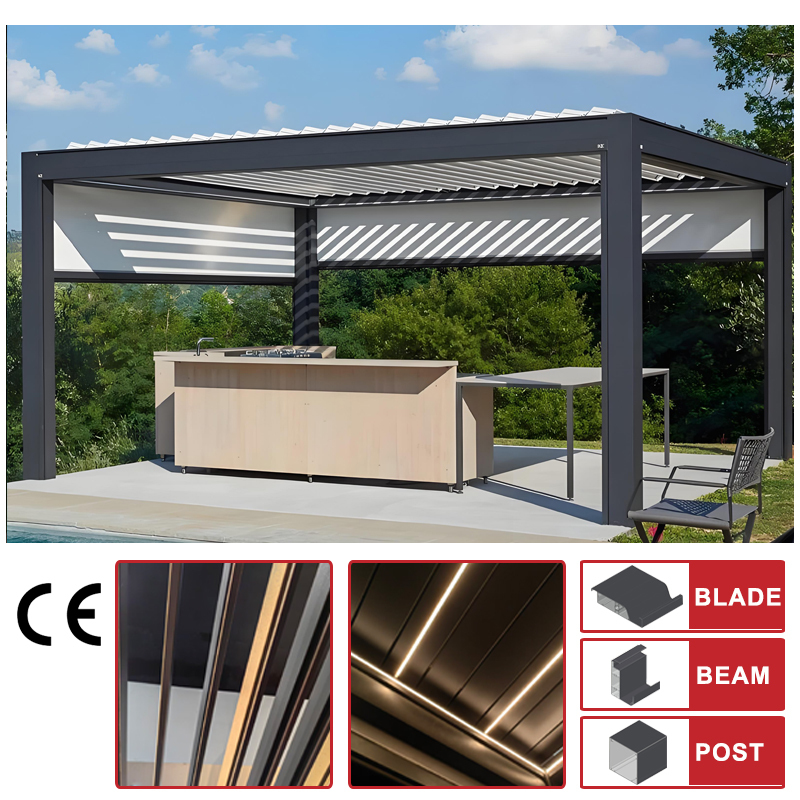 Custom Size Public Park Aluminium Electric
