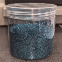 Paillettes ultra-fines irisées de qualité professionnelle résistantes aux hautes températures 0,6 mm pour l'injection plastique et l'artisanat