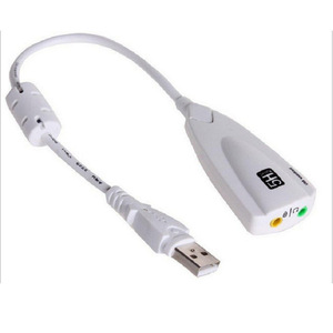 Tarjeta de sonido USB externa 5H, adaptador de audio de 7,1 canales para ordenador portátil de escritorio con micrófono y puertos para auriculares - Product Image 3