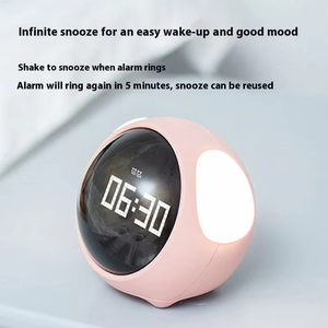 Popular Choice Compact Desktop <strong>Alarm</strong> <strong>Clock</strong> Lightweight Digital <strong>Clock</strong> with Simple Operation for Bedroom Desk - Product Image 2