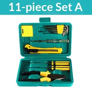Boîte <span class=keywords><strong>à</strong></span> outils pour <span class=keywords><strong>voiture</strong></span>, 12 pièces, en acier allié, ensemble d'outils multifonctionnels pour l'entretien et les situations d'urgence des véhicules, double usage pour la <span class=keywords><strong>voiture</strong></span> et la maison, en boîte - Product Image 3