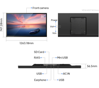 Vente en gros d'affichage numérique 1920*1080 FHD écran tablette RK3566 Quad Core 2GB POE/NFC en option pour l'affichage publicitaire d'entreprise