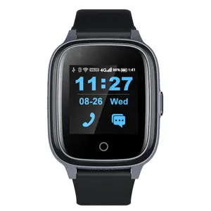 4G D32 Smartwatch Wifi Sos שעון קשישים GPS זיהוי נפילה אנטי לאבד מעורר Smartwatch עבור הבכור