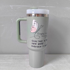 Bán buôn tùy chỉnh H2.0 thép không gỉ cốc cà phê Cup cho du lịch 30oz 40oz thăng hoa Tumblers với xử lý - Product Image 6