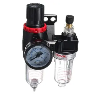 G1/4 "hat hava kompresörü filtresi regülatörü göstergesi tutucu yağ/su filtresi hava ayırıcı basınç regülatörü Airbrush kompresörü