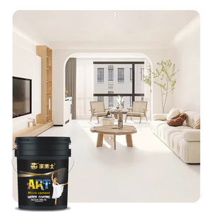 Revêtement liquide micro-ciment acrylique premium, finition martelée minimaliste pour murs intérieurs d'hôtels, maisons et salles d'exposition - Product Image 1