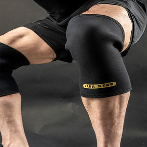 LS0358デッドリフトニースリーブパワーリフティングニープロテクター強度圧縮ヘビーデューティ重量挙げニーブレースサポート - Product Image 3