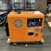 Groupe électrogène diesel silencieux monocylindre 5kW 8kW 10kW 12kW 50kW 60kW 80kW 100kW, moteur diesel refroidi par air, générateur électrique