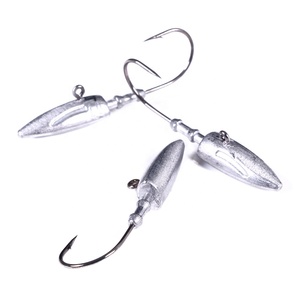 Leurre de pêche rond en métal en vrac imprimé jigging à hameçon pour la pêche en rivière - Product Image 1