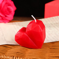 Herzförmige Kerzen Großhandel für den Hausgebrauch Handgefertigte Hochwertige Valentinstag Hochzeitsgeschenke Sojabohnen-Mischwachs China