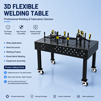 Plateforme de soudage modulaire 3D de qualité industrielle, table de soudage en fonte nitridée lisse pour divers travaux de soudage