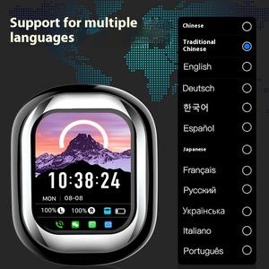 Đầy đủ màu sắc màn hình cảm ứng không dây ai Earbuds cho Android độ bền dài giảm tiếng ồn New ai dịch cho Tai nghe <span class=keywords><strong>Bluetooth</strong></span> - Product Image 4