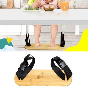 Repose-pieds pour bébé en bambou moderne personnalisé, réglable, compatible avec les crochets pour table, chaise, accessoires de toilette - Product Image 5
