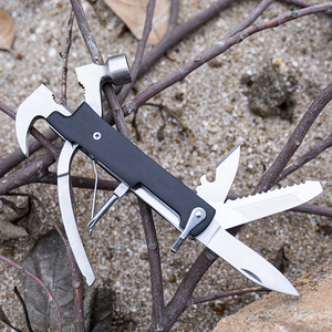 ค้อนเหล็กเครื่องมืออเนกประสงค์พร้อมที่จับไม้เกรดอุตสาหกรรม/DIY ปรับแต่งได้สำหรับการตั้งแคมป์กลางแจ้ง - Product Image 6