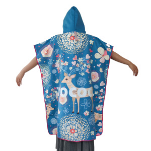 Serviette <span class=keywords><strong>de</strong></span> plage à capuche en microfibre antimicrobienne, sans sable, bon marché, en gros, personnalisée pour adultes, Australie - Product Image 1