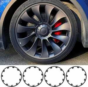 4 protections de jantes <span class=keywords><strong>Uberturbine</strong></span> pour Tesla <span class=keywords><strong>Model</strong></span> <span class=keywords><strong>Y</strong></span> 21 pouces, couvre-jantes R21 - Product Image 1