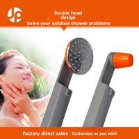 Ensemble de douche transfrontalier léger 2.6-3.5L/min IPX5 étanche pratique pour la buse de surpression de bain de dortoir de Camping en plein air