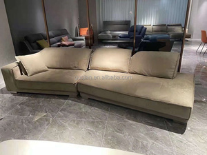 Canapé <span class=keywords><strong>Baxter</strong></span> en tissu de technologie italienne, style nordique, luxe léger, salon complet, canapé d'angle de forme spéciale - Product Image 3