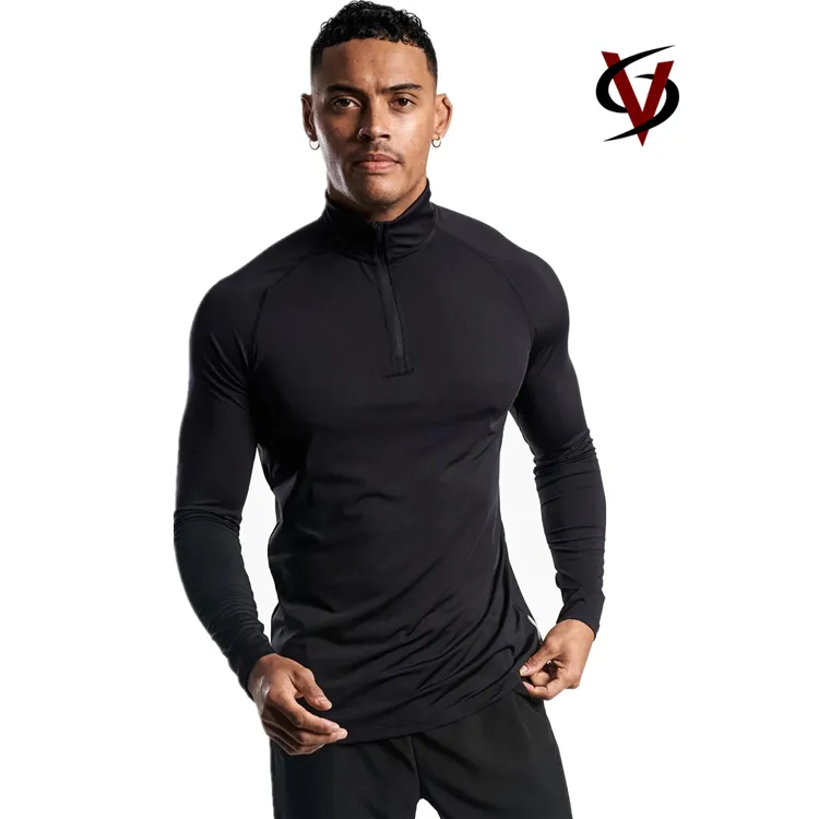 Wholesale Sport Blank Crew Neck Moisture Wicking Slim Fit Tee Shirt Wholesale Muscle Fitness Cheap Men's T Shirts In Bulk