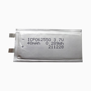 מחיר נמוך במפעל <span class=keywords><strong>3.7v</strong></span> 062550 40mah סוללה ליתיום דק עבור מצלמה דיגיטלית ו camcorder - Product Image 1