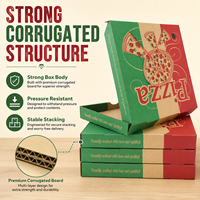 Cajas de Pizza Reutilizables y Reciclables Ecológicas de Alta Resistencia LongXiang, Tamaño Personalizado, con Relieve y Color Personalizado
