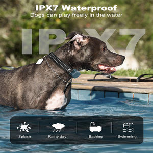 <span class=keywords><strong>Collar</strong></span> de entrenamiento para perros eléctrico recargable a prueba de agua con control remoto con 4 modos de bloqueo de seguridad Control de ladridos para todas las razas azul - Product Image 4