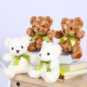 Birthday Gift Bow Tie Teddy Bear Creative mini stuffed doll Anime Plush Toys Wedding Couple teddy Bear