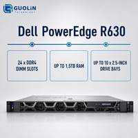 Infrastructure de cloud computing, serveur rack 1U Dell PowerEdge R630, 32 Go de mémoire DDR4, processeur Intel Xeon E5-2680 V4