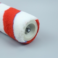 Prix usine BIYU Rouleau de peinture Double motif 7 pouces Rouleau de peinture décoratif Brosse