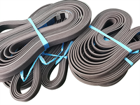 Ceintures multi-cales (PK/PJ) 6PK1700, 20PM2832, 16PL4343, EPDM pour équipement de fitness Expédition rapide