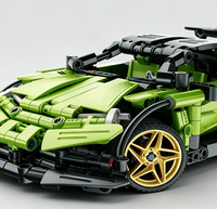 Bloques de Construcción de Superauto RC Programable por APP, Control Dual 2.4G, Coche de Carreras con Codificación Remota, Juguete Educativo STEM de Ensamblaje DIY