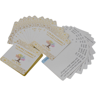 2025 YHD-Impression de cartes de tarot et d'oracle à bords dorés personnalisés avec guide