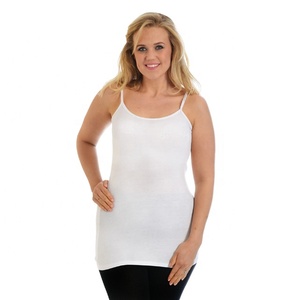 PIHA SPORTS Women's Teenagers Tank Tops Athletic Racer Back White Breathable Quick Dry Polyester/Cotton - Product Image 6