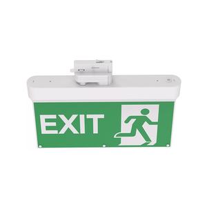 Luz de salida LED Premium CE 24M-Señal DE EMERGENCIA montada en pista, autoprueba 220V IP20, SMD de litio de alta calidad para escape interior - Product Image 3