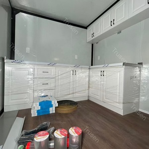 Porte en aluminium à pont thermique brisé aux normes australiennes, conteneur préfabriqué à prix réduit, cuisine et salle de bain, maison préfabriquée extensible - Product Image 5