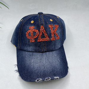 Cappello con Design a Lettere a Tema Confraternita Universitaria NCNW HOJ Iota Phi Lambda, Regalo Perfetto per le Tue Sorelle della Confraternita - Product Image 2