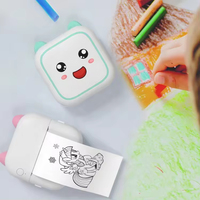 Mini Impresora Térmica USB C26 Súper Económica de 58 mm, Impresora de Fotos para Celular en Blanco y Negro, Regalo para Estudiantes