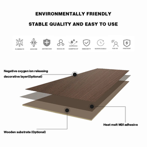 Thiết kế hiện đại tiêu cực oxy ion tấm QD-SC-B-0001 sức khỏe cải thiện trang trí mịn bề mặt gỗ sơn miễn phí melamine Hội Đồng Quản Trị - Product Image 2