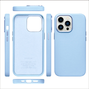 Custodia originale per cellulare in pelle litchi per <span class=keywords><strong>iPhone</strong></span> 14 <span class=keywords><strong>Pro</strong></span> Max 13 12 <span class=keywords><strong>11</strong></span> Mini custodia per cellulare <span class=keywords><strong>personalizzata</strong></span> di lusso - Product Image 4