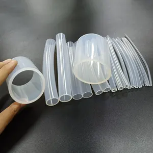 Tuyaux flexibles en PVC en caoutchouc de silicone semi-transparent blanc comme du lait médical de qualité alimentaire